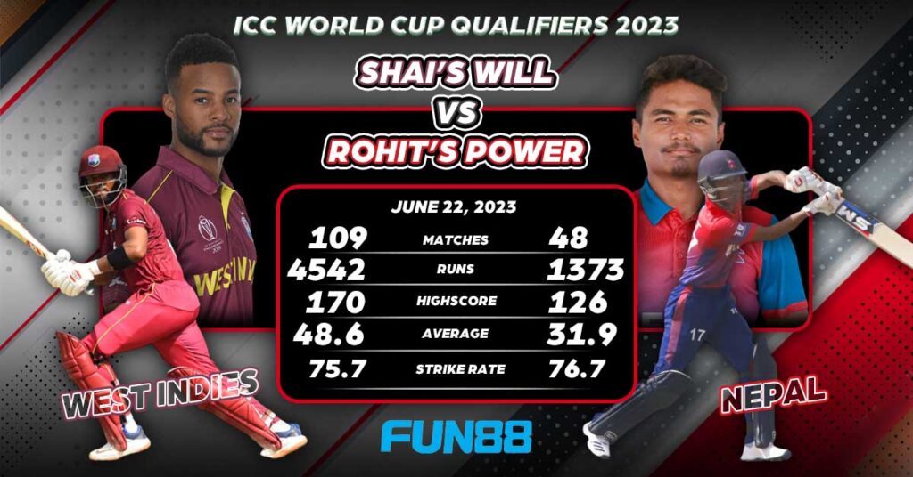 west indies vs nepal icc world cup 2023