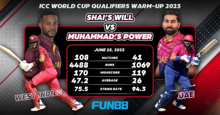 West Indies vs. UAE CWC Warm-up Match June 15, 2023 | Best Highlights Fun88