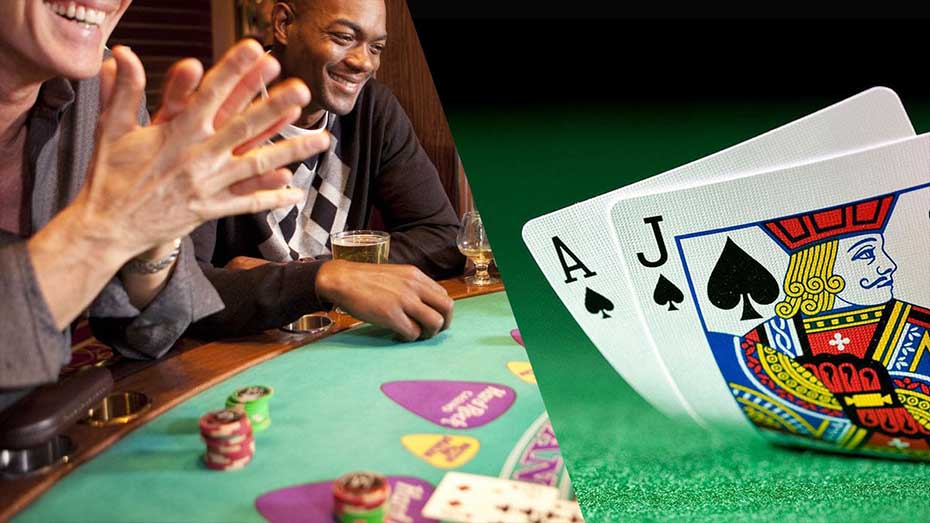 Player's table vs dealer's table