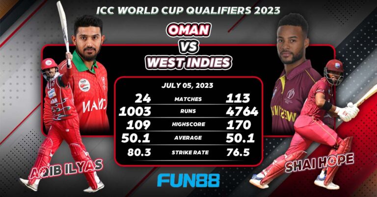 Oman vs West Indies Super 6 July 5, 2023 ICC World Cup Qualifiers Best Prediction